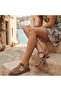 Women's Suede Cage Sandals Daily Comfortable Sole Adjustable Strap Summer Stylish Comfortable Sandals - 4