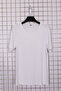 Women's Plus Size Lycra Crew Neck Fish Back Pattern Short Sleeve Mom T-Shirt Combed Cotton Blouse - 2