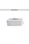 Bia Tissue Box Cover 26x14.5x10.5cm - White - 6