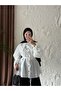 Women's Bow-Tie Look Double Collar Hijab Shirt - 5