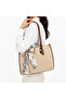 Riviera Wicker Women's Shoulder Bag - Long Strap - Scarf Detail - 2
