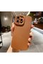 iPhone 15 Pro Brown Plain Silicone Case