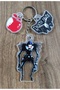 Owl Bag Death Note - Acrylic Keychain Bag Ornament with Ryuk Pattern and Charm - 2
