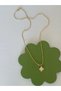 Special Series Minimal Yonca Van Clff Zircon Stone Xp Gold Color Necklace - 5