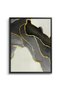 Golden Veins Set of 3 Islamic Wall Art | Framed Canvas Print | Arabic Calligraphy Decor for Living Room, Bedroom, Office & Gift - 6