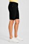 Men Washed Denim Shorts, Black - 4