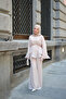 Women's Spanish Sleeve Suit with Ruffles Stone - 2