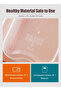 Bento Lunch Box Kids Sustainable Bento Box Leakproof Lunch Food Containers with 3 Compartments Kids Stackable Lunch Box for School Trvael Microwave Dishwasher Safe - 8