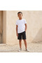 Solid Shorts with Pocket Detail and Elasticised Waistband - 2