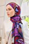 Urban Hours Watercolor Eggplant Purple Mayda Shawl - 4