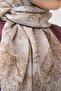 Monare Scarf Ethnic Motif Silver 90X90 - 4