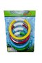 Colorful 4-Piece Underwater Game Diving Tutorial Pool Sea Toy Standing Rings - 5
