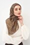 Monare Scarf Belt Green Brown 90X90 - 2