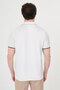 Patterned Slim Fit Polo Collar Buttoned Men's Knitwear T-Shirt Ecru-Brown - 11595.26Y - 4