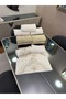 Bamboo Towel 1 Piece Bamboo Embroidered Dowry Bag Hand Face Head Towel Cappuccino 50X90 Luxury - 5
