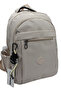 School Backpack Suitable for Middle and High School Students, Water-Resistant Beige Color School Bag 2300 - 2