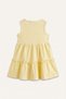 Crew Neck Sleeveless Ruffle Light Yellow Dress Baby Girl H8448A526Hs - 2