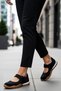 Women's Sports Ballet Flats Strappy Design Neolite Sole Textile Fabric Comfortable Cut Flat Heel Daily Modern Stylish - 2