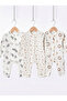 3-Piece Baby Long Romper Set |   Winter Themed |   100% Cotton Rib |   Unisex - 5