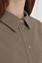 Front Cut Shirt - Mink - 3