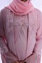 Maternity Nightgown Set with Hijab and Nursing Features Effortt - Pink - 7