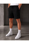 Men's Shorts, Black Shorts, Gray Shorts, 2 Thread Count, Plus Size, Sports Shorts, Oversize, Lace-Up, Casual Shorts - 4