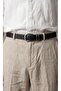 Old Money Metal Bridge Black Men's Belt 2.8 cm - 3