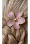Lotus Model Flower Hairpin Women's Hair Catcher Clasp Colorful Acetate Plastic Bun Clip Girls' and Women's Hair Accessory - 2