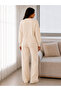 Premium Fabric Wooden Buttoned Knitwear Set - 2