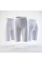 3-Piece Above-Knee Girls' Combed Cotton Summer Leggings - 2