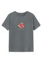 Women's Oversize T-Shirt Watermelon Mood Printed Smoked – Crew Neck, Comfortable Fit, 100% Cotton - 3
