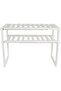 SKY-TOUCH 2 Tiers Expandable Kitchen Organizer, Multi-Functional Shelf Cabinet, Expandable Space Saving Rack
