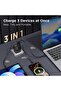 URBANNXPortable Charging Adapter with 60cm Retractable USB-C Cable, 65W Fast Charger, Triple UK Plug - 2