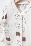 Baby Happy Baer 3-6-9 Months Cotton Cuffless Jumpsuit Newborn Hospital Release Baby Clothing Yk8785 - 4
