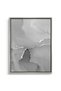 Sterling Vein Set of 3 Abstract Wall Art | Framed Canvas Print with Silver Foil Embossed | Luxury Modern Decor for Living Room, Bedroom, Office & Gift - 4