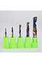Premium 1-Flute Solid Carbide End Mill 3.175*2*8 Upcut Spiral CNC Router Bit AlTiN Coated - 3