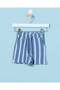 Infant Boys Blue T-Shirt With Shorts Set - 3