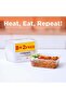 Disposable Lunch Box, Food Storage, Microwavable Container 750ml with Lid, 8+2 Free Offer Pack - 4