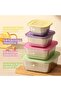 baytella 4-Piece Stainless Steel Food Storage Containers Set with Lids, Stackable Leakproof Metal Lunch Box Bento Containers, Dishwasher Safe Snack Containers, Sizes 4.5–7 inch - 2