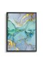 Ocean Jasper Set of 2 Abstract Wall Art | Framed Canvas Print with Gold Foil Embossed | Luxury Modern Decor for Living Room, Bedroom, Office & Gift - 3