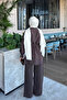 Brown Shirt and Trousers Modal Suit - 4