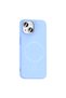 iPhone 15 Compatible Case Magsafe Supported Elio Hard Pc Cover - Light Blue - T42721 - 2