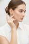 Women's Yellow Color Rice Bow Earrings - Stylish and Elegant Daily Model - 3