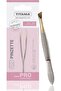Tweezers from Solingen (8 cm, gold-plated). Made in Germany. Eyebrow tweezers for plucking. Extra precise. Gold-plated tip