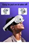 حزام رأس CoolRabbie RGB مع بطارية لـ Meta/Oculus Quest 3/Quest 3S، حزمة بطارية بسعة 10000 مللي أمبير في الساعة - 4