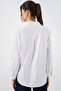 Women's Foil Patterned Shirt 1340 - B.White - 5