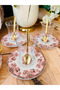 Royal Red 6-Person 24-Piece Tea and Cake Set - 2