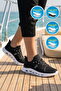 Black-White Mesh Lightweight Flexible Men's Sports Shoes Vista 160 m