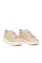 Beige Lace-Up Women's Sports Shoes 202 g - 3