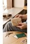 Faux Leather, Snap Closure, Minimalist Women's Wallet and Card Holder - 2
